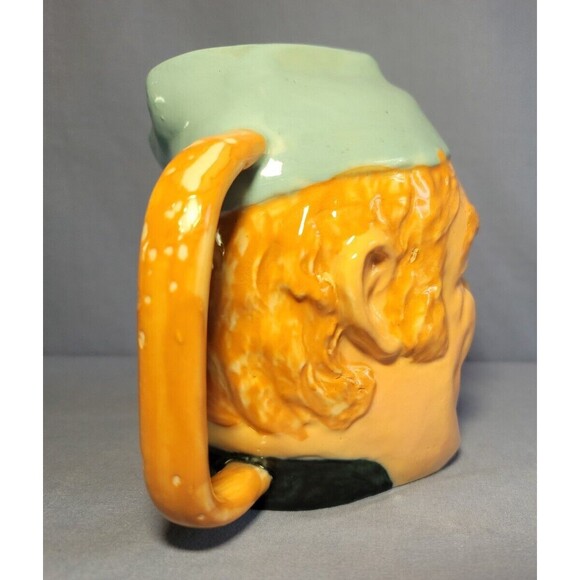 Toby Mug FALSTAFF Character Jug Vintage 5.5" with Raised Bushy Eyebrows - Picture 5 of 9